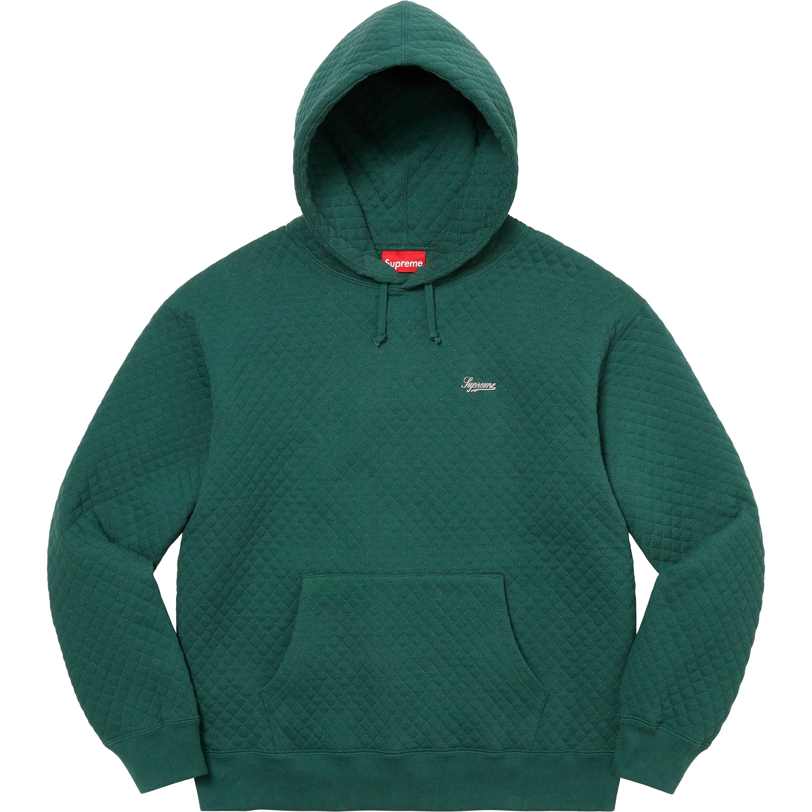 Micro Quilted Hooded Sweatshirt view 6